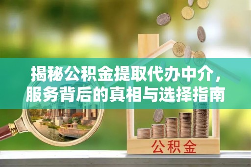 海港揭秘公积金提取代办中介，服务背后的真相与选择指南