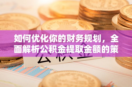 海港如何优化你的财务规划，全面解析公积金提取金额的策略与技巧